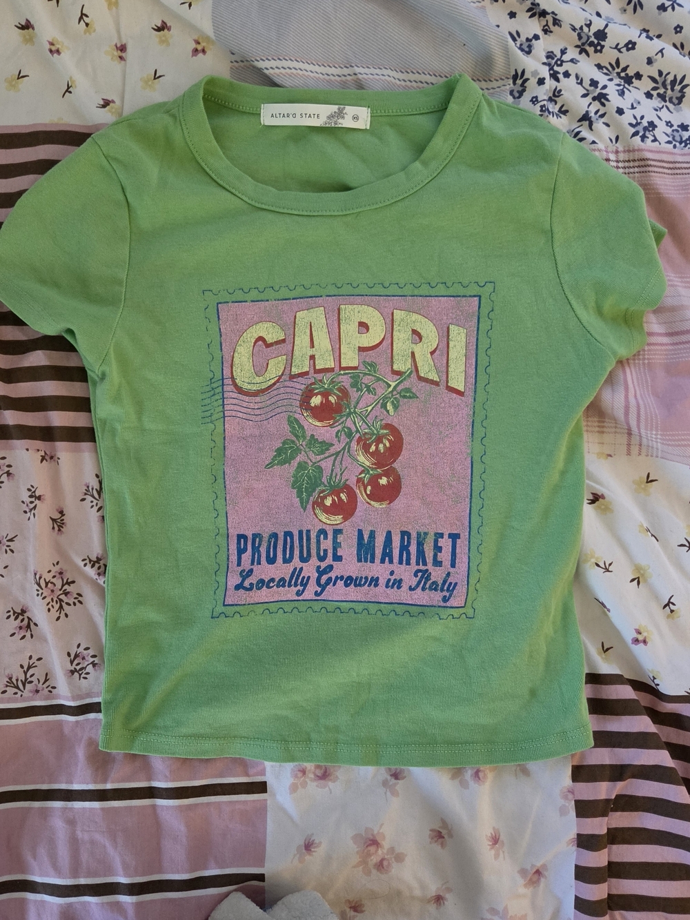 Altar'd State Tomato Baby Tee